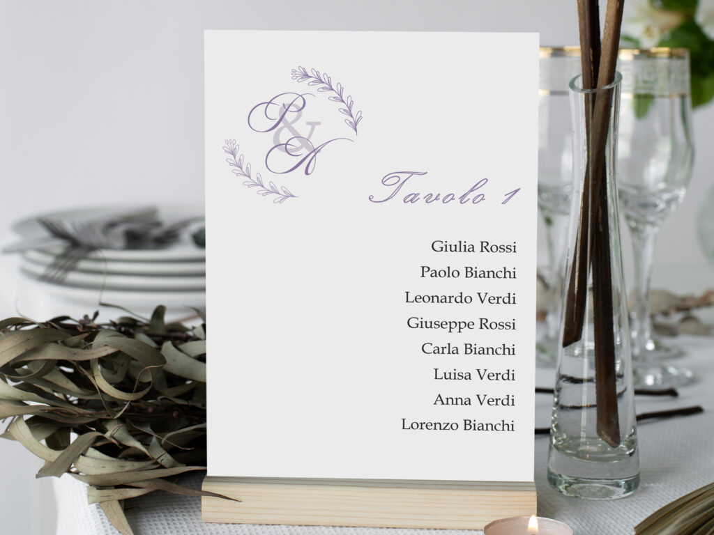 collezione grafica matrimonio sogno - wine