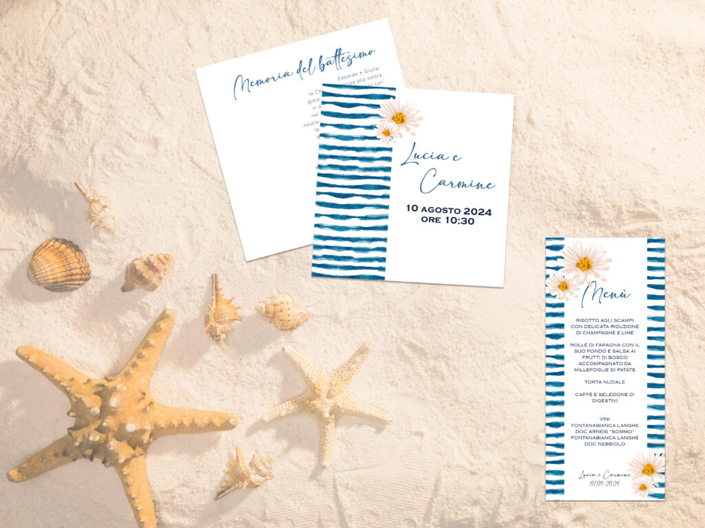 collezione grafica matrimonio sogno - summer