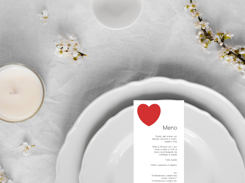 collezione grafica matrimonio sogno - heart