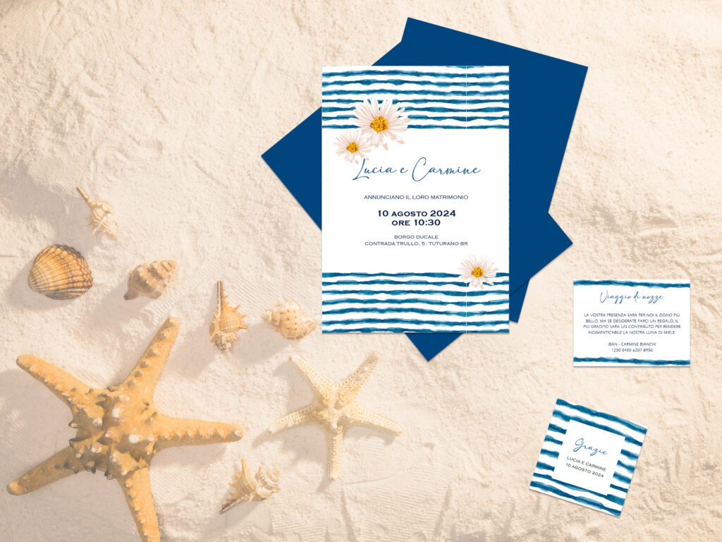 collezione grafica matrimonio sogno - summer